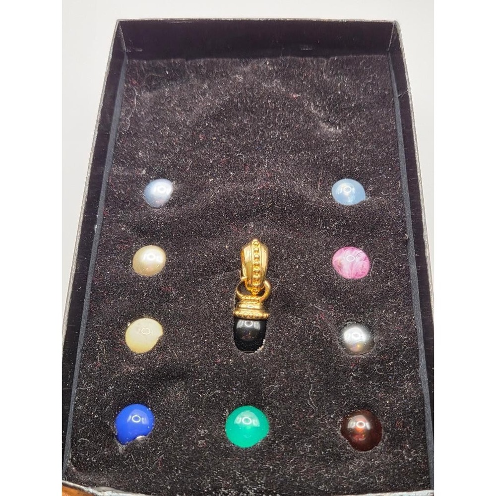 Vintage Joan Rivers Interchangeable Pendant Set Boxed